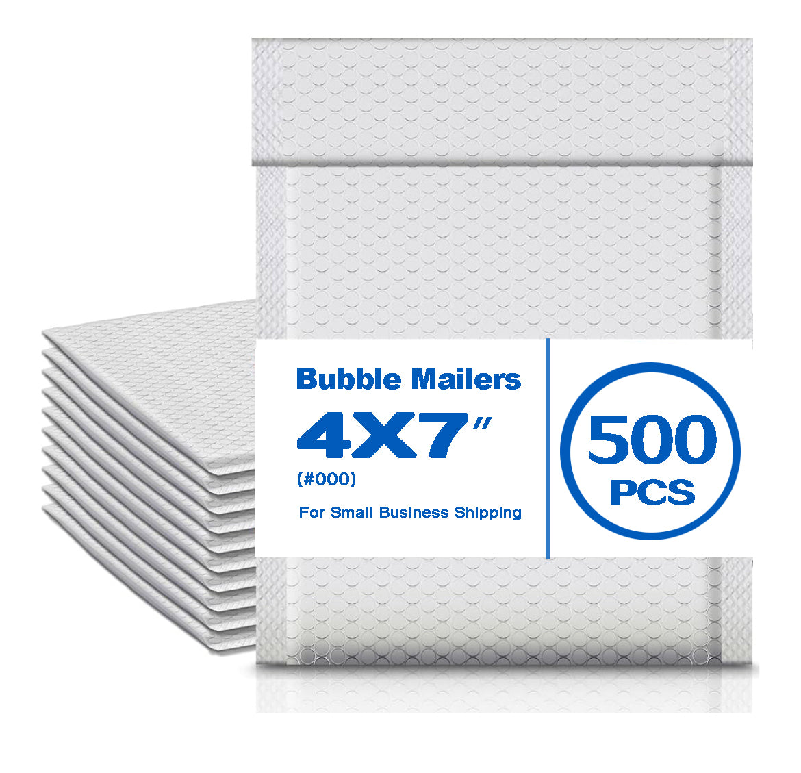 Waterproof Bubble Mailers 4×7" – Thick, Durable, Instant Seal Envelopes with Strong Adhesive Shipping Bags