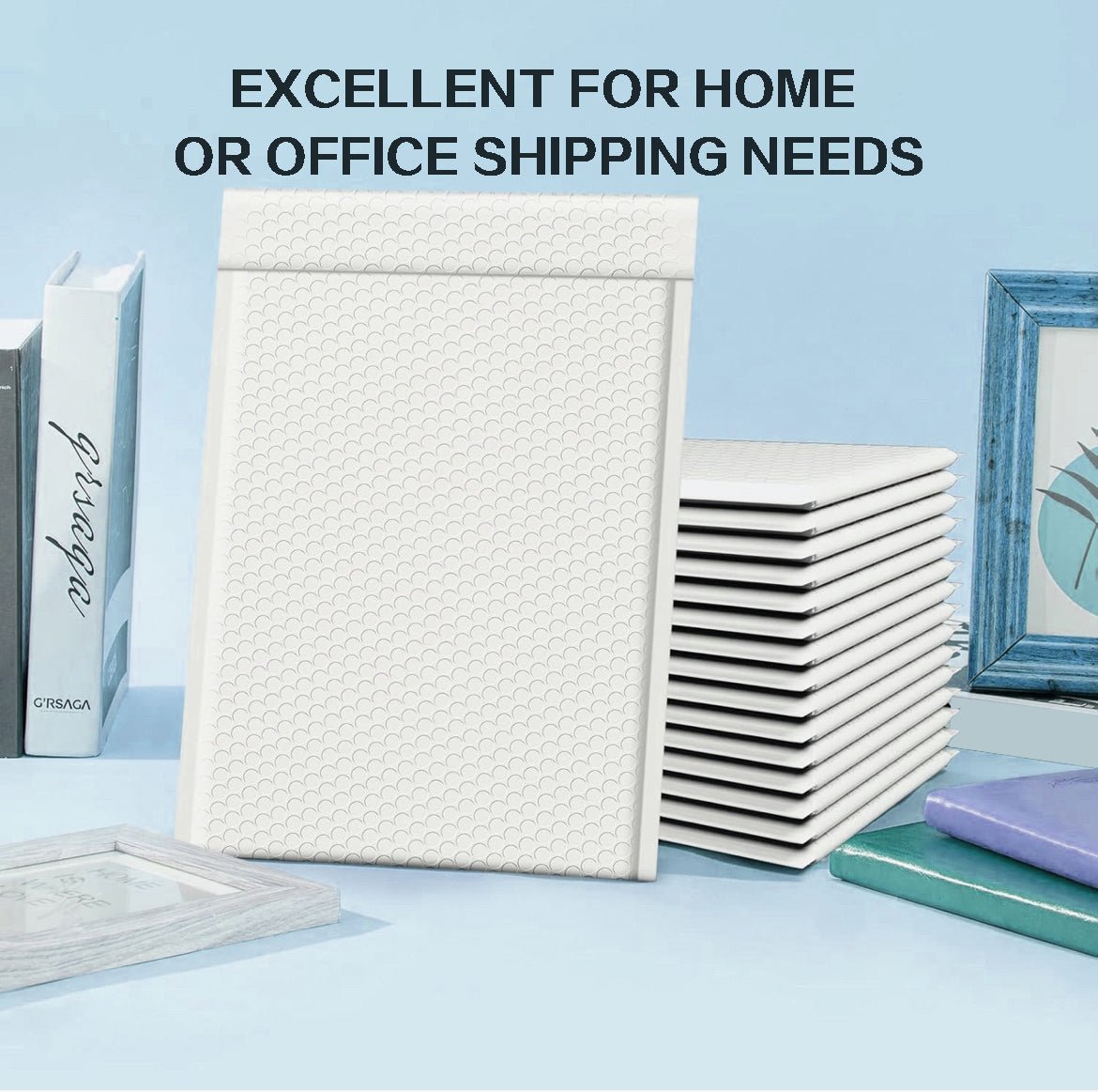 Waterproof Bubble Mailers 5×9" – Thick, Durable, Instant Seal Envelopes with Strong Adhesive Shipping Bags