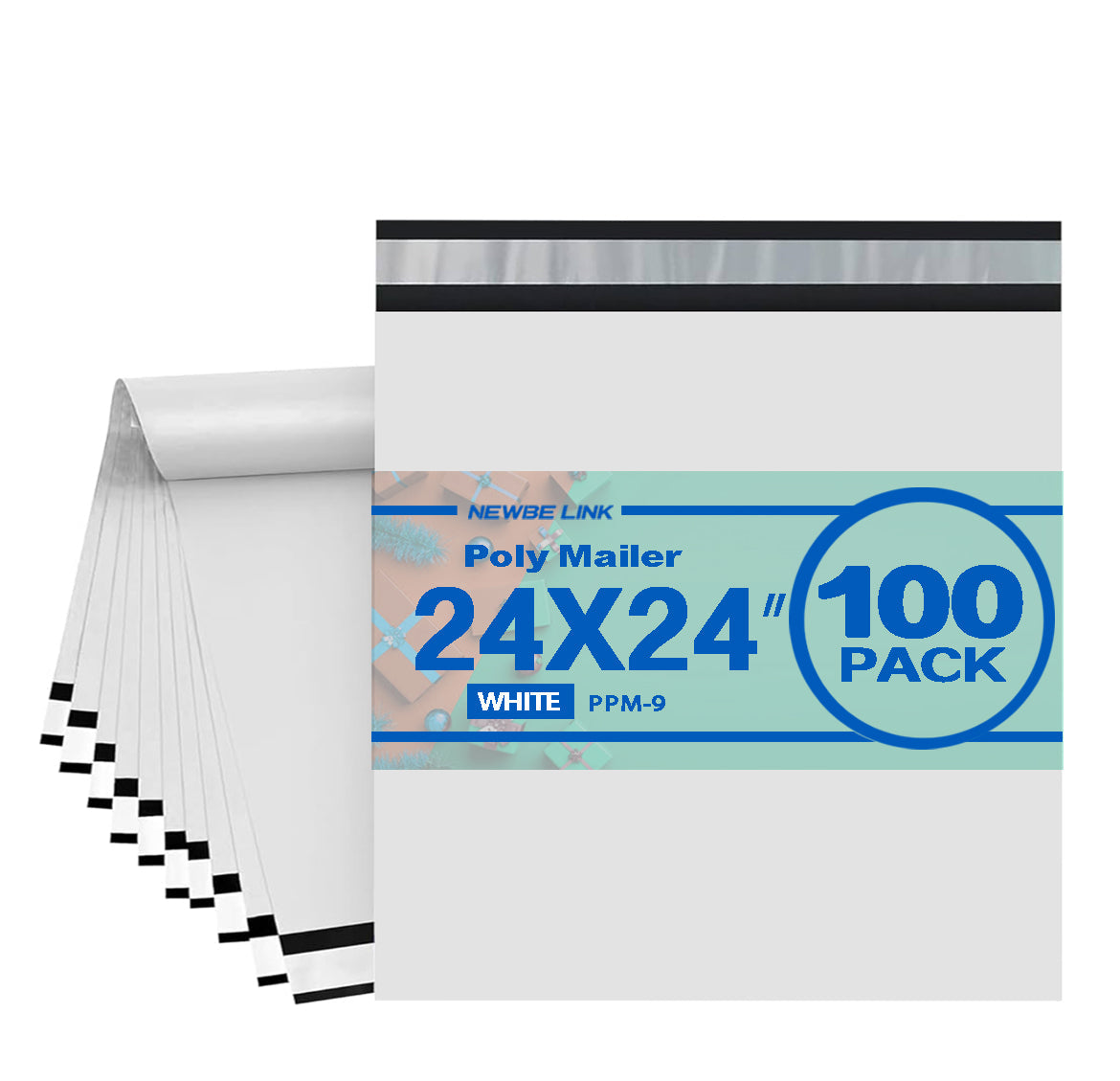 Waterproof Poly Mailer Bags 24×24" – Thick Durable Self-Seal Shipping Bags