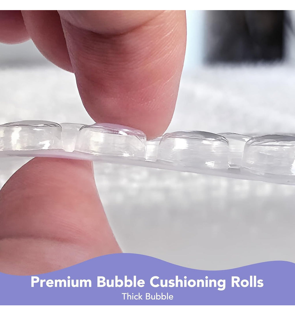 Bubble Cushioning Wrap,12 inch x 36ft Bubble Cushioning Wrap for Packing and Moving Boxes Shipping Cushioning Supplies Perforated Every 12”
